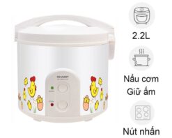 Nồi cơm nắp gài Sharp 2.2 lít KS-223TJV-CH