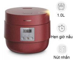 Nồi cơm điện tử Sharp 1 lít KS-COM100DV-RD