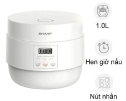 Nồi cơm điện tử Sharp 1 lít KS-COM100DV-WH