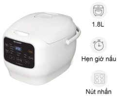 Nồi cơm điện tử Sharp 1.8 lít KS-COM183MV-WH