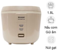Nồi cơm điện nắp gài Sharp 1.8 lít KS-PR18ETV-VA
